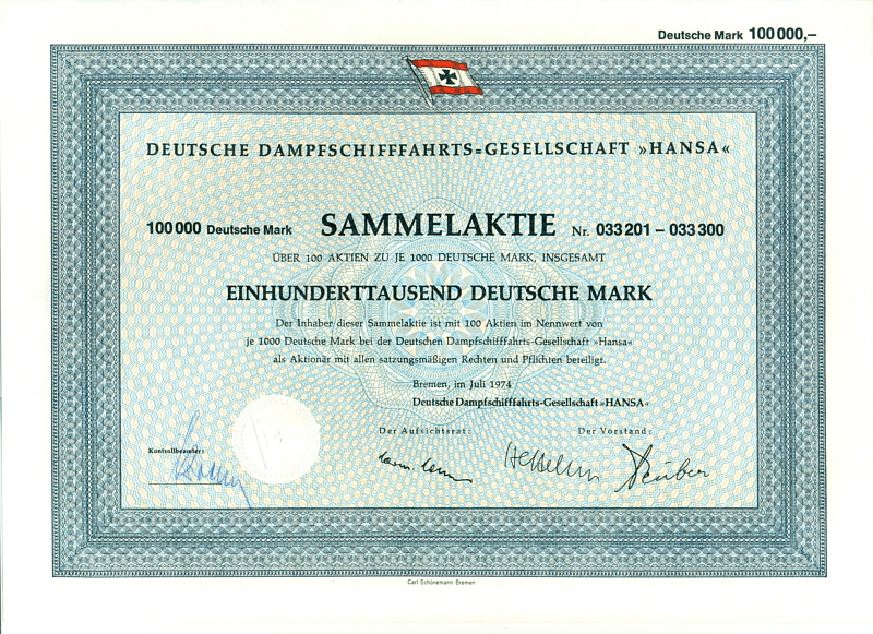 Aktie 100000