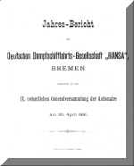 Geschäftsbericht 1890