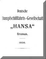 Geschäftsbericht 1898