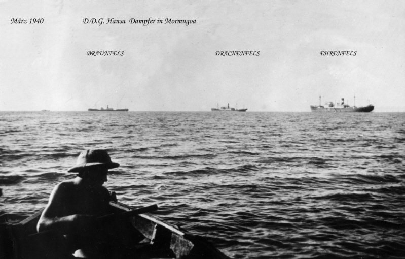 Hansa-Dampfer in Mormugoa