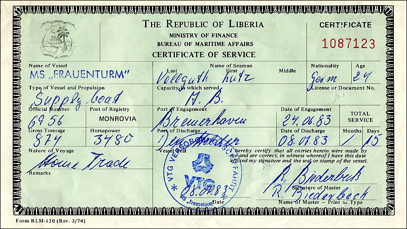 Certificate of Service