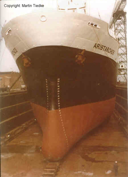 ARISTARCHOS in der Werft.