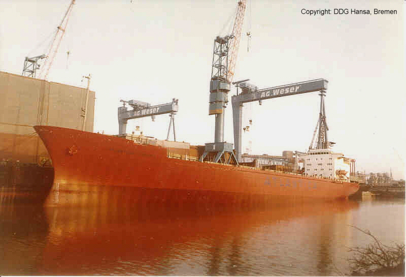 ATLANTICA LIVORNO im roten Anstrich.
