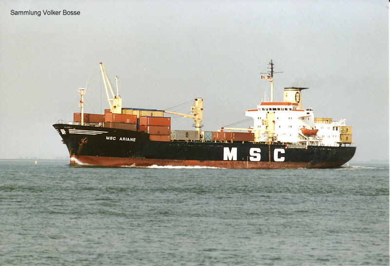 MSC ARIANE ohne Stlcken-Schwergutgeschirr.