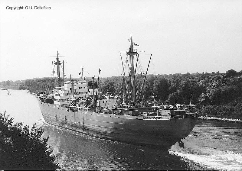 GREIFFENFELS (2) im Nord-Ostsee-Kanal.