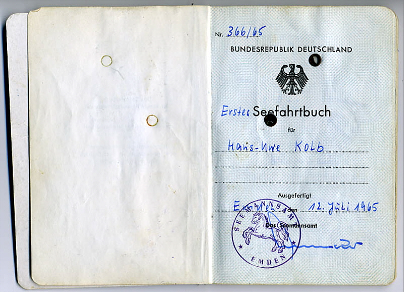 Seefahrtsbuch 366/65