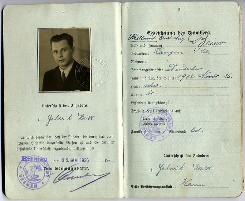 Seefahrtbuch Hellmut Beier