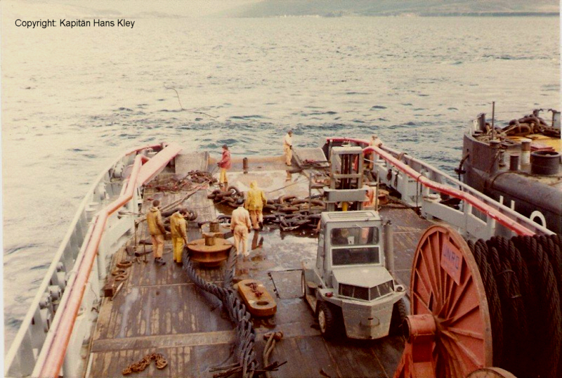 Montage des Mooring-Geschirr