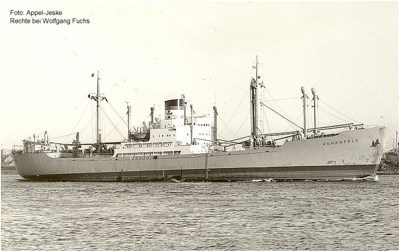 HOHENFELS (4) auf der Elbe.