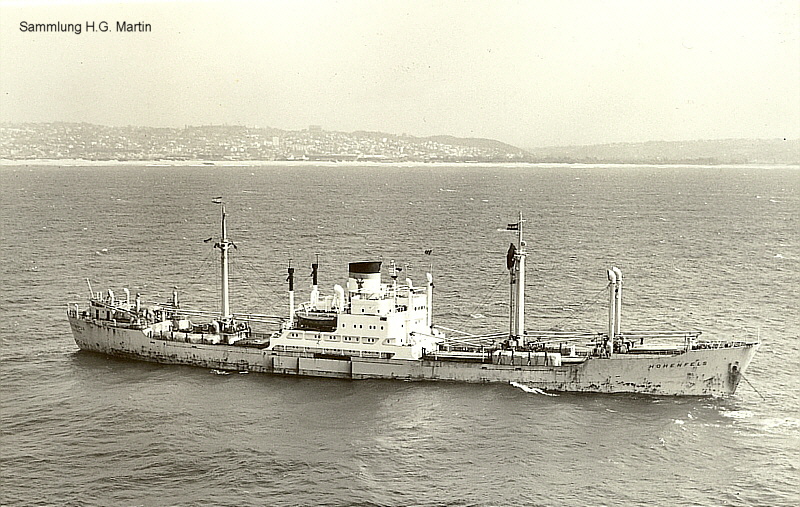 HOHENFELS (4) vor Durban.