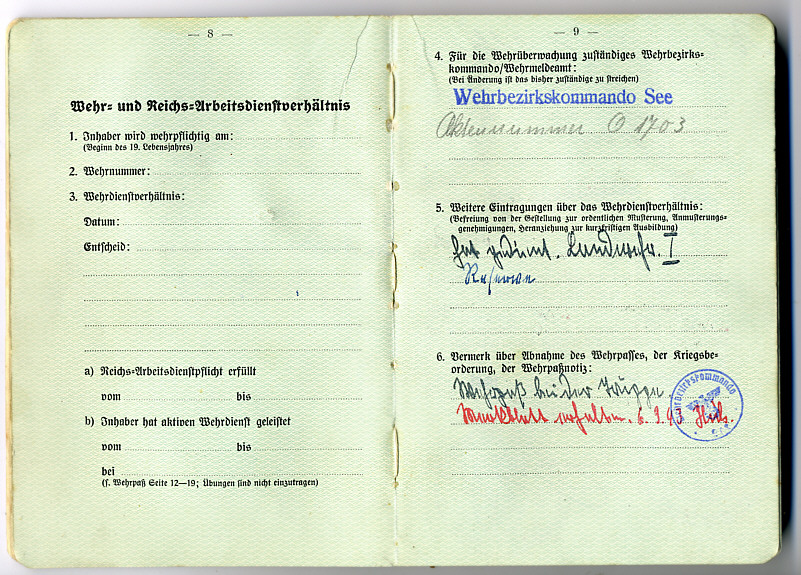 Seefahrtsbuch Johann Jahn