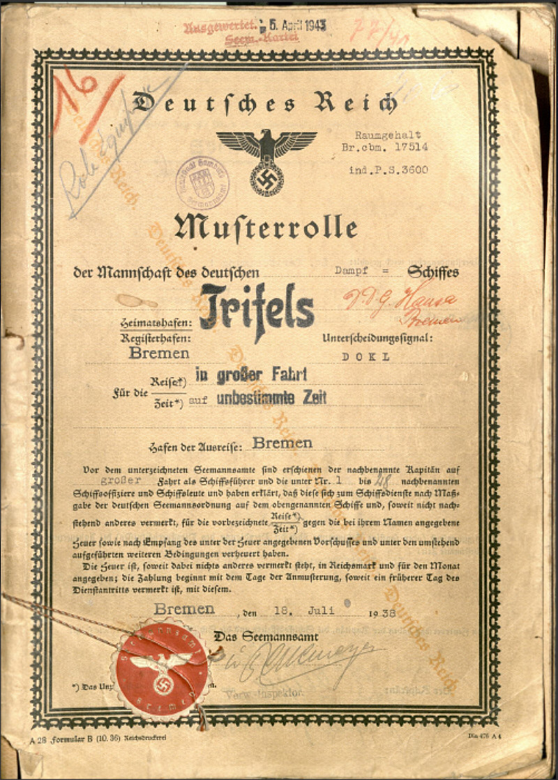 Musterrolle TRIFELS
