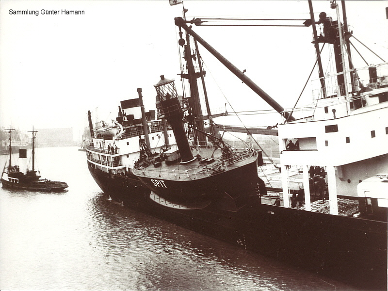 KYBFELS (3) und Feuerschiff SPIT.