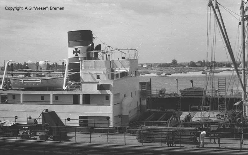 LAHNECK (4) im Dock bei der A.G."Weser".