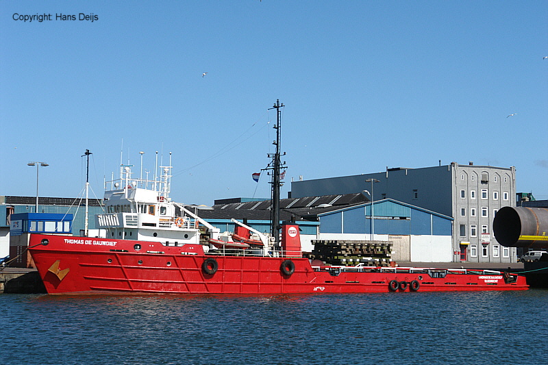 THOMAS DE GAUWDIEF im Jahr 2006 in Ijmuiden.