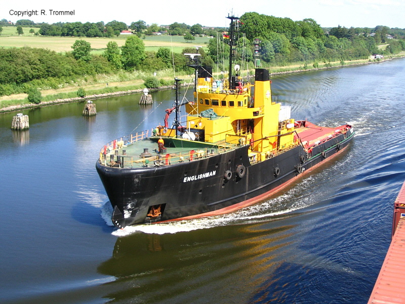 ENGLISHMAN in Nord-Ostsee-Kanal.