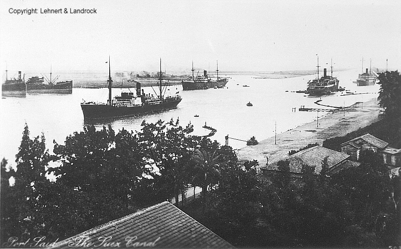 TANNENFELS (2) im Suez-Kanal.